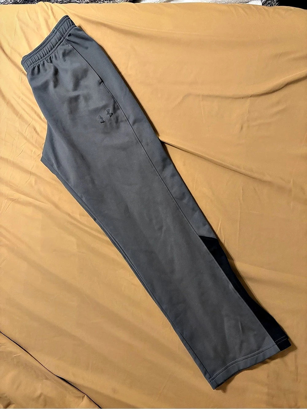 Under Armour Gray & Black Athletic Pants